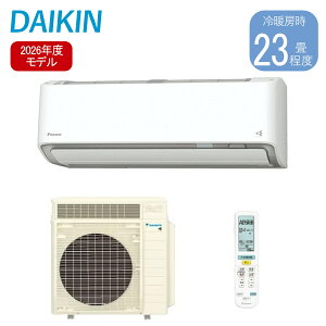 �_�C�L�� DAIKIN ���[���G�A�R�����邳��X S716ATRP-W 2026�N���f�� ���23�����x 7.1kW �P��200V �z���C�g ����z���̂݁y�k�C���E����E�����z���s�z