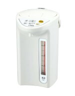 TIGER タイガー 電気ポット PDR-G401-W マイコン電動ポット 4L ホワイト【北海道・沖縄・離島配送不可】