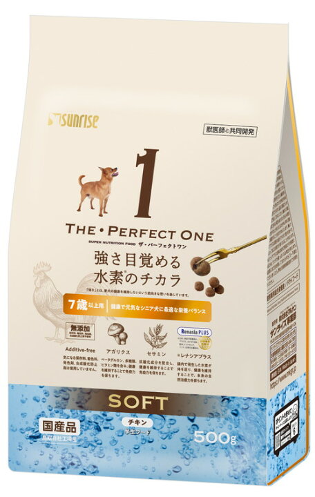 楽天市場】THE・PERFECT ONE ソフト チキン 7歳以上用 500g犬 イヌ 