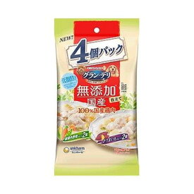 グラン・デリ 無添加仕立て 国産パウチ 成犬用 緑黄色野菜入り×さつまいも入り 70g×4個ウェットフード ペットフード