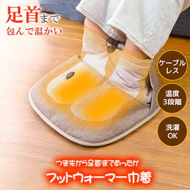 サンコー つま先から足首まであったか フットウォーマー巾着USB フットウォーマー 足温機 足温器 フットウォーマー 足元ヒーター デスクワーク 洗える ※モバイルバッテリー別売り