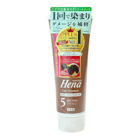 テンスター ヘナカラートリートメント ブラウン 250g毛染め カラートリートメント 白髪染め ヘナエキス 髪 ダメージケア ナチュラル　