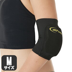 D&M ディファンク トリコットエルボーパッド 肘サポーター ブラックゴールド 12mm厚パッド黒ゴールド 日本製 ひじ スポーツ肘用