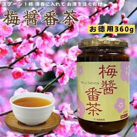 梅醤番茶 生姜 番茶 醤油 お茶 南高梅 紀州梅 梅 エキス アイリス 360g 賞味期限2025/02