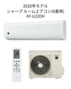 �y�����w�葊�k�Ή��z�V���[�v AY-U22DH-W �z���C�g ���[���G�A�R�� 6���p DH�V���[�Y �v���Y�}�N���X�^�[7000 SHARP 2026�N���f�� �P��100V ��[ �g�[ ���� �X�� ���� �V�z ������ �V�� �q������ ����