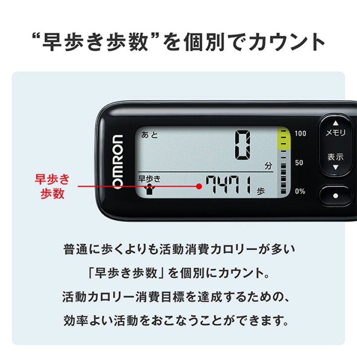 楽天市場】オムロン 公式 活動量計 HJA-331T1-JBK スマホ連動  