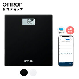 オムロン OMRON 公式 体重計 デジタル HN-300T2-JTBK ブラック ヘルスケア スマホ スマホ連動 iPhone 連動 アプリ Bluetooth ブルートゥース 乗る 乗るだけ 自動 コンパクト 薄型 シンプル 高精度 見やすい 電池 ヘルスメーター 送料無料 おしゃれ