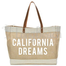 [SEVEN ISLAND] 【BR002】バーラップトートバッグ Burlap tote bag/California Dreams Beach Bag カリフォルニアドリームス【California】【カリフォルニア】【セブンアイランド】【SS0604】【asu】