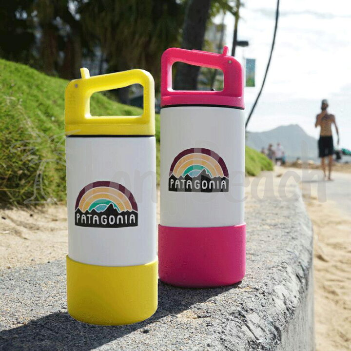 楽天市場 正規品 Patagonia 保冷 保温 ボトル ロゴ イエロー ピンク 水筒 12oz 約355ml タンブラー パタゴニア 入手困難 Hawaii ハワイ直輸入 Patagonia Miir Zk Asu Long Beach ロングビーチ