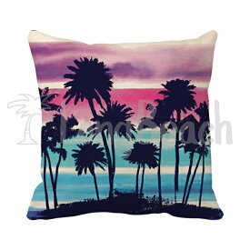[SEVEN ISLAND] 【PC-012】ピローカバー Pillow Covers/Sunset Palms サンセット ヤシの木【ピローカバー】【クッションカバー】【アロハ】【ハワイ】【ALOHA】【HAWAII】【セブンアイランド】