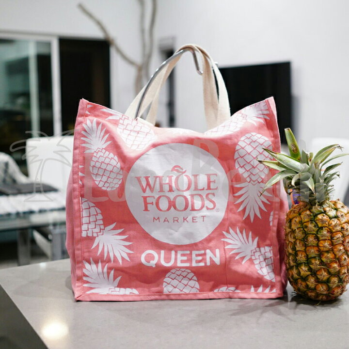 楽天市場 Whole Foods Market ホールフーズマーケット クイーン店限定 キャンバスエコバッグ ハワイ限定 ピンクxホワイト パイナップル デザイン ワンサイズ エコバッグ ハワイ直輸入 正規品 Long Beach ロングビーチ 楽天市場 Whole Foods Market ホールフーズマーケット クイーン店限定 キャンバスエコバッグ ハワイ限定 ピンクxホワイト パイナップル デザイン ワンサイズ エコバッグ ハワイ直輸入 正規品 Long Beach ロングビーチ