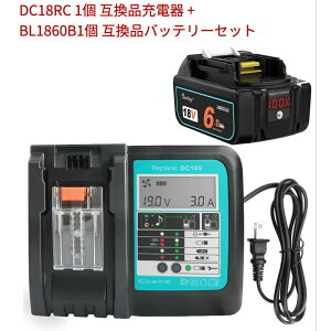 V@waitley }L^ BL1860B DC18V ݊i obe[ 1@DC18RC [d18v 6.0Ah 6000mAh BL1830 BL1840 BL1850 BL1890 Ή `ECI݊dr dHpdr %LEDcʕ\ y 