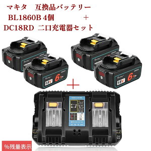 i@waitley@BL1860B 4@DC18RD [d@}L^ ݊obe[@18V ݊ obe[ 6.0Ah 6000mAh BL1830 BL1840 BL1850 BL1890 Ή `ECI݊dr dHpdr fW^cʎwt