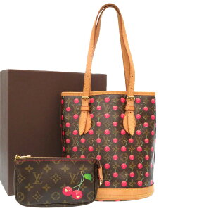 ルイ ヴィトン モノグラム チェリー バケットPM 村上隆 M95012 トートバッグ バッグ 限定 LV 0094 【中古】 LOUIS VUITTON