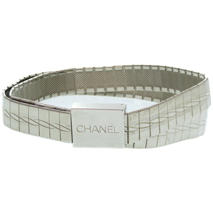 CHANELシルバーベルト