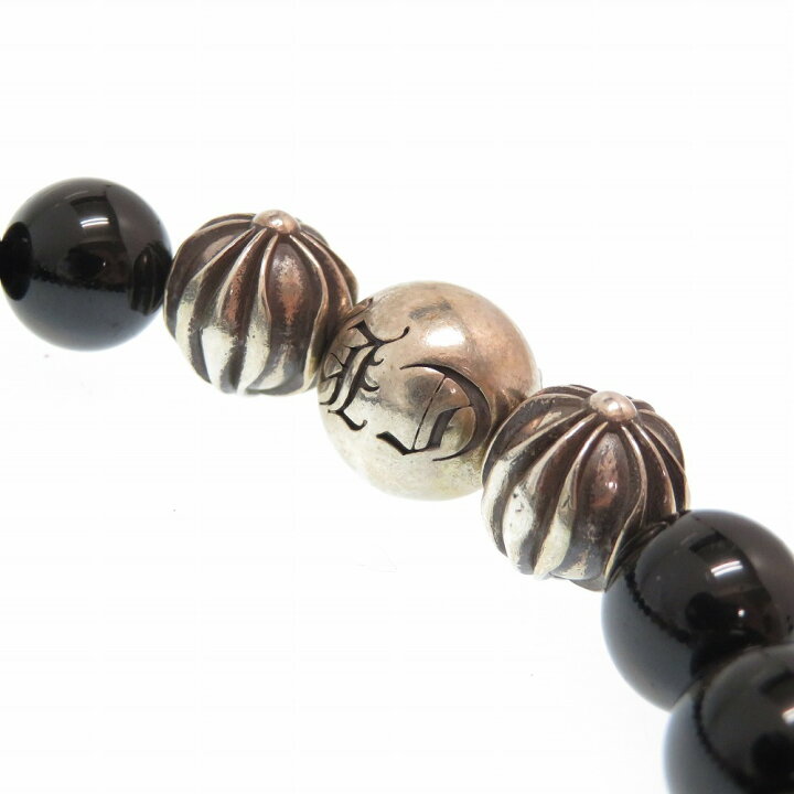 楽天市場】美品 クロムハーツ BEAD 8 10mm シルバー925 コーラル 