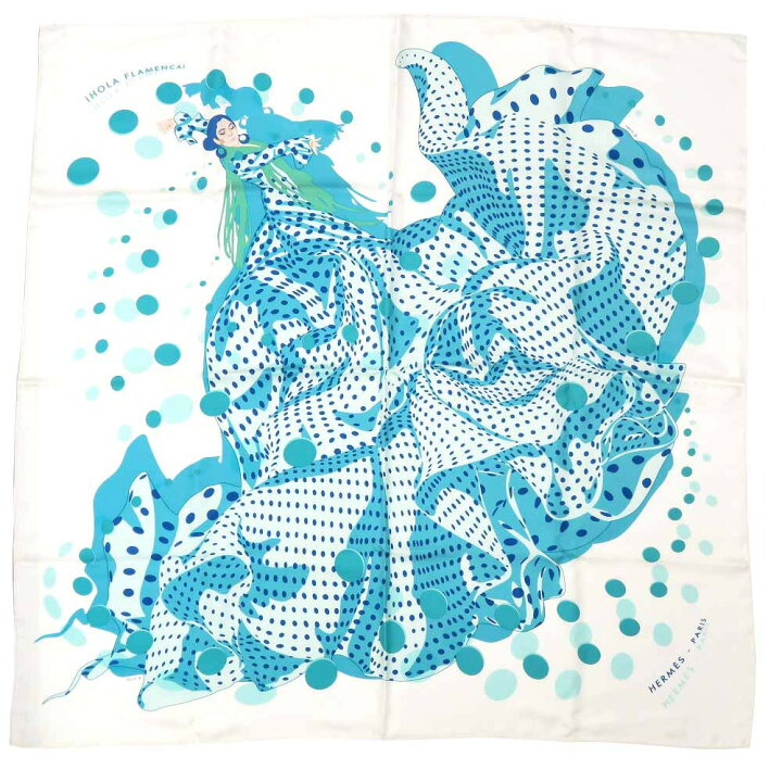 楽天市場】美品 エルメス カレ90 iHOLA FLAMENCA! フラメンコ シルク 