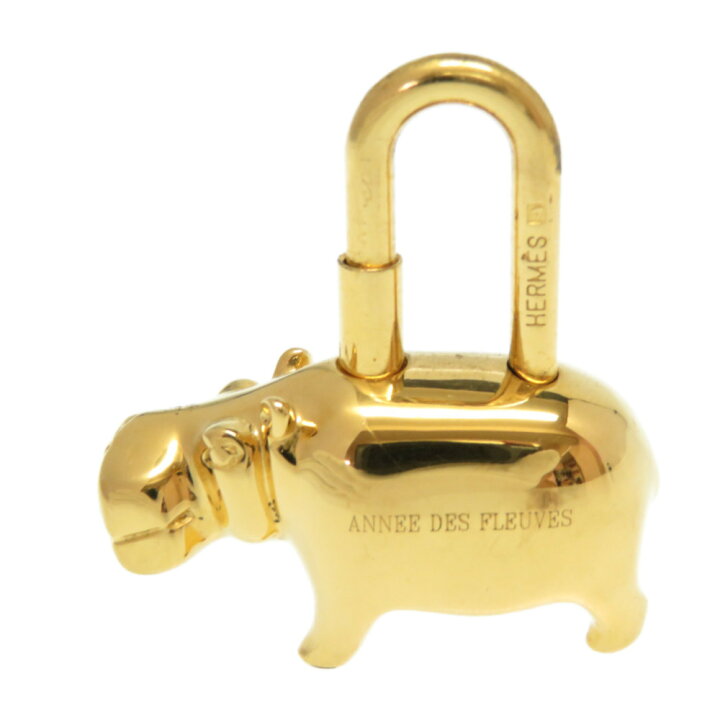 楽天市場】美品 エルメス ANNEE DES FLEUVES カバ バッグチャーム 