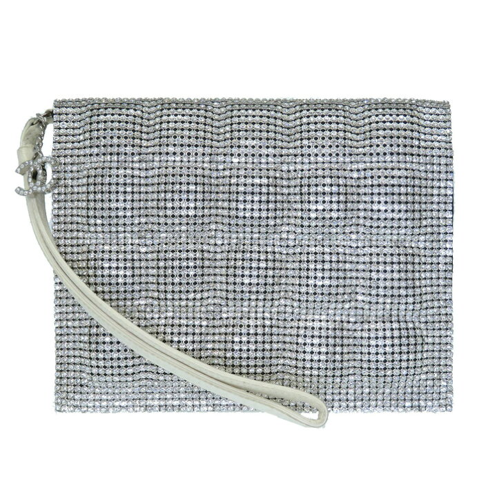 楽天市場】美品 シャネル ラインストーン クラッチバッグ  