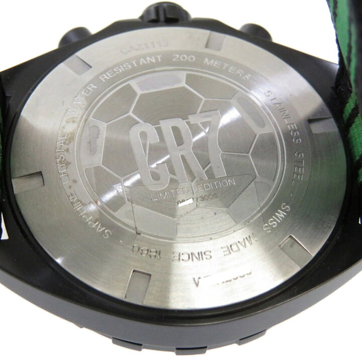 楽天市場 新品同様 タグホイヤー フォーミュラ1 クロノグラフ Cr7 Caz1113 クリスティアーノ ロナウド クオーツ 腕時計 Ss ナイロン ブラック 黒 0023 中古 Heuer メンズ ｌｉｆｅ ｔｉｍｅ楽天市場店