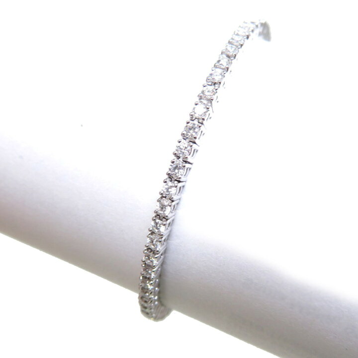 楽天市場】新品同様 タサキ ダイヤ2.43ct K18WG ブレスレット テニス 