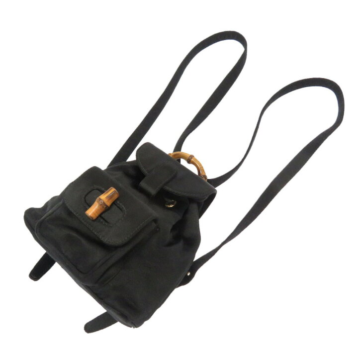 楽天市場】美品 グッチ バンブー サテン ブラック 005 4781 0319  