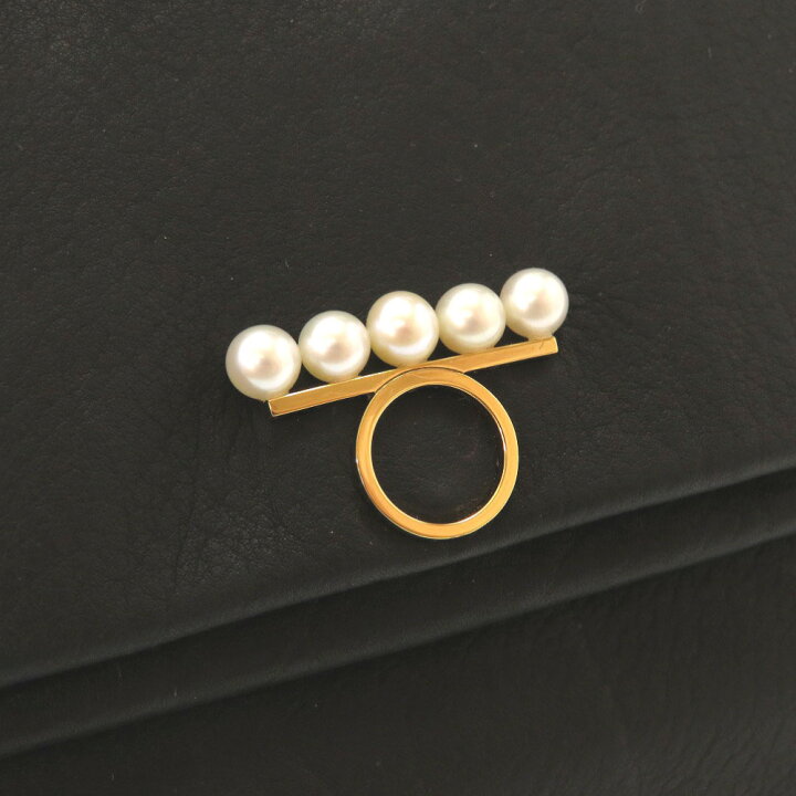 楽天市場】美品 タサキ バランス パール レザー ブラック クラッチ 
