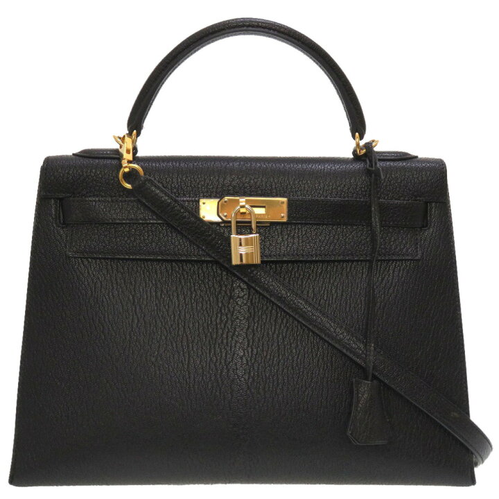 楽天市場】新品同様 エルメス ケリー32 外縫い シェーブルコロマンデル  