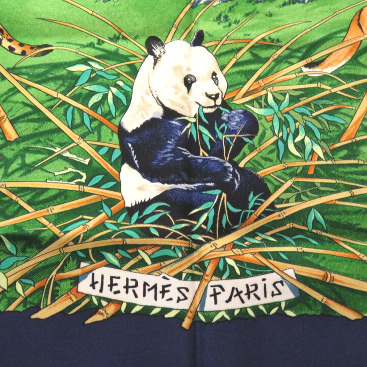 楽天市場】エルメス カレ90 SICHLIAN シチリアの動物 四川省 シルク  