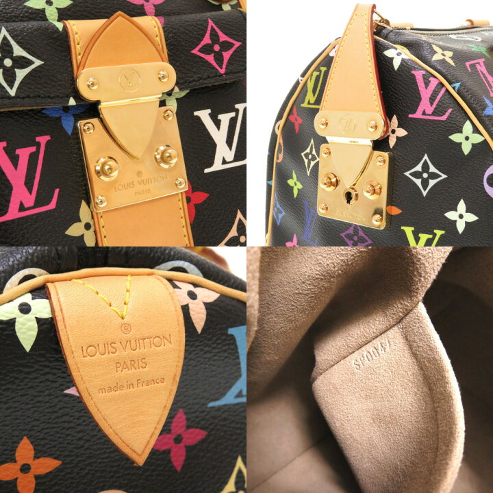 楽天市場】美品 ルイ ヴィトン モノグラム マルチカラー スピーディ30  