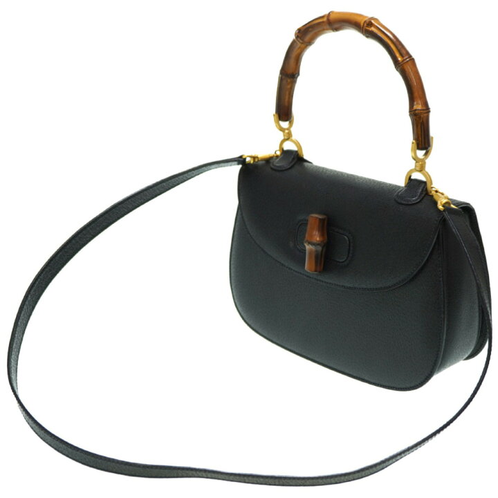 楽天市場】美品 グッチ バンブー レザー 2WAY ショルダー ハンド  