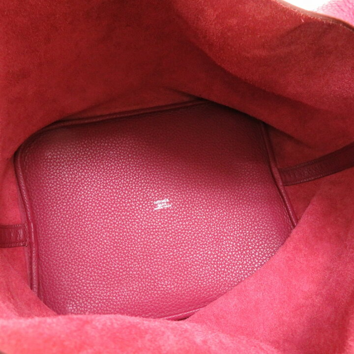 楽天市場】美品 エルメス ピコタンロックGM トリヨンクレマンス ルビー  