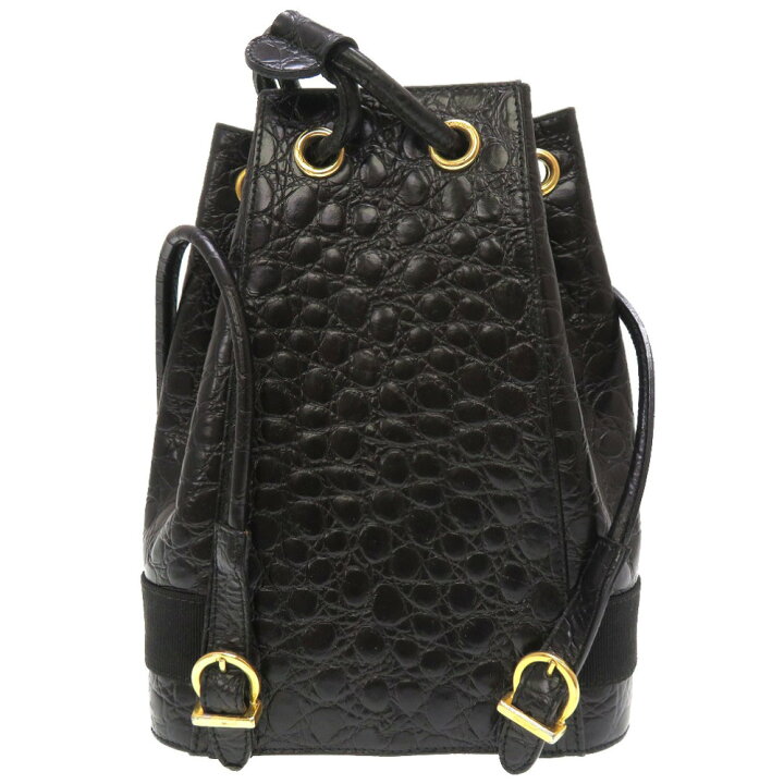 楽天市場】美品 サルヴァトーレ フェラガモ ヴァラリボン 型押しレザー  