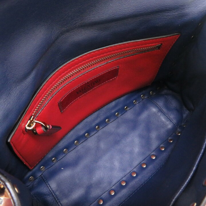 楽天市場】美品 ヴァレンティノ ガラヴァーニ ロックスタッズ レザー 