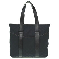 楽天市場】グッチ ggキャンバス トートバッグ 黒の通販 