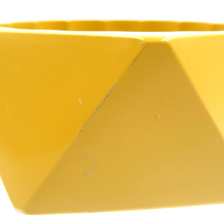 楽天市場】美品 グッチ アクリル マスタード イエロー バングル 0115  