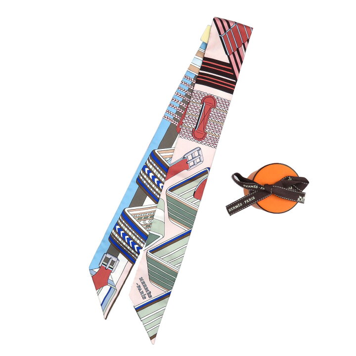 楽天市場】未使用 エルメス ツイリー ジグザグのサングル シルク  