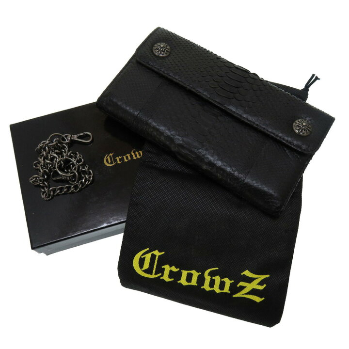 楽天市場】未使用 Crows パイソン ブラック シルバーチェーン  