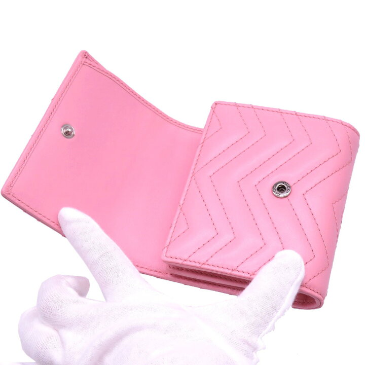 楽天市場】未使用 グッチ GGマーモント 598629 コンパクトウォレット  