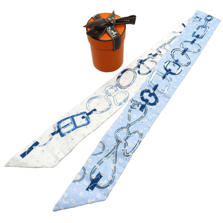 楽天市場】未使用 エルメス ツイリー ド レ ブックル ブロデリー アン  