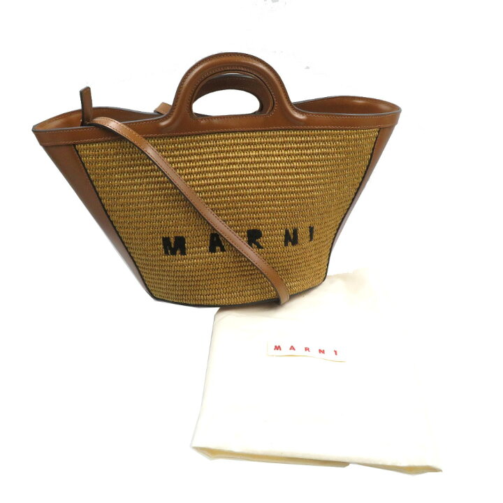 楽天市場】美品 マルニ トロピカリア スモール コットン ポリミアド 