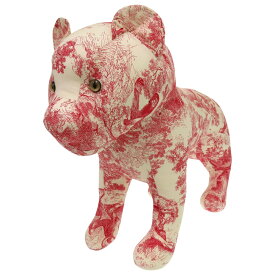 美品 ディオール ベビーディオール トワル ド ジュイ アニマル ぬいぐるみ ポリエステル レッド 1708【中古】Dior