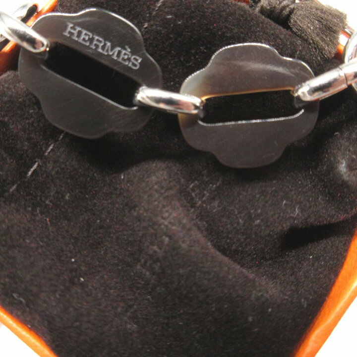 楽天市場】美品 エルメス ムスクトン シルバー925 バッファローホーン 