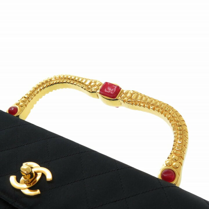 楽天市場】希少 美品 シャネル ゴールドハンドル ストーン シルク 