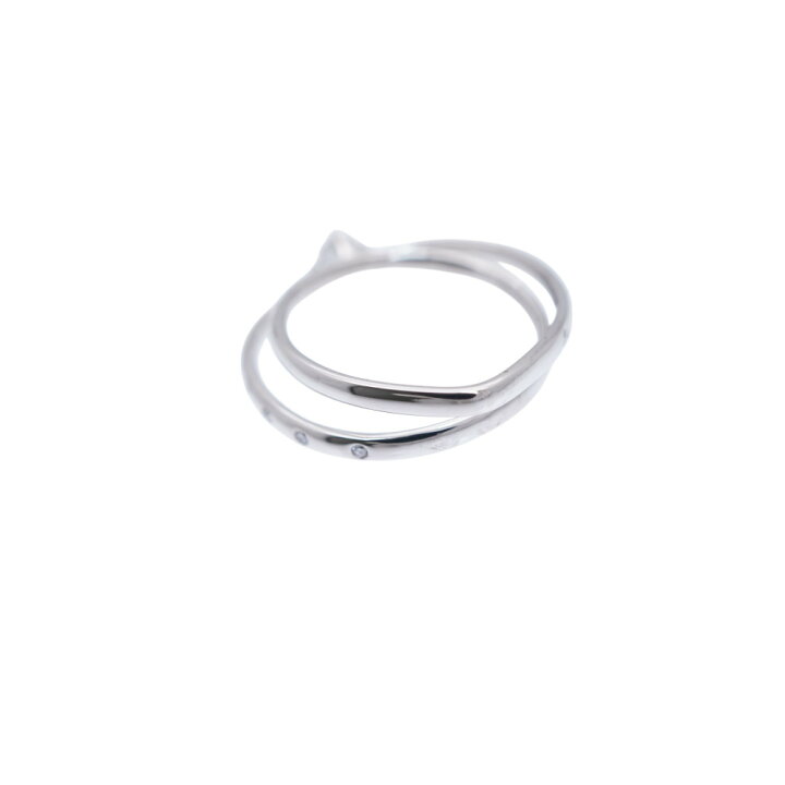 楽天市場】エルメス ヴェルティージュ クール ダイヤ 0.30ct K18WG #50  