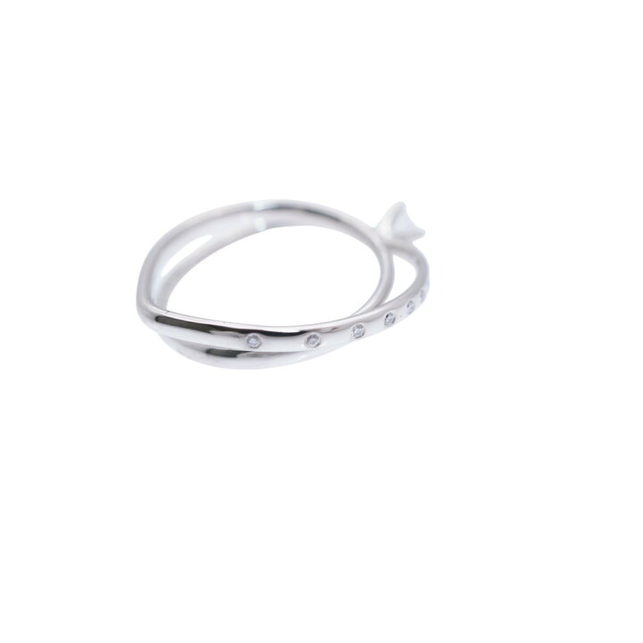 楽天市場】エルメス ヴェルティージュ クール ダイヤ 0.30ct K18WG #50  