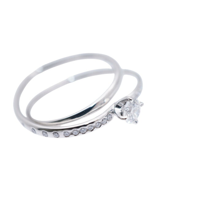 楽天市場】エルメス ヴェルティージュ クール ダイヤ 0.30ct K18WG #50  