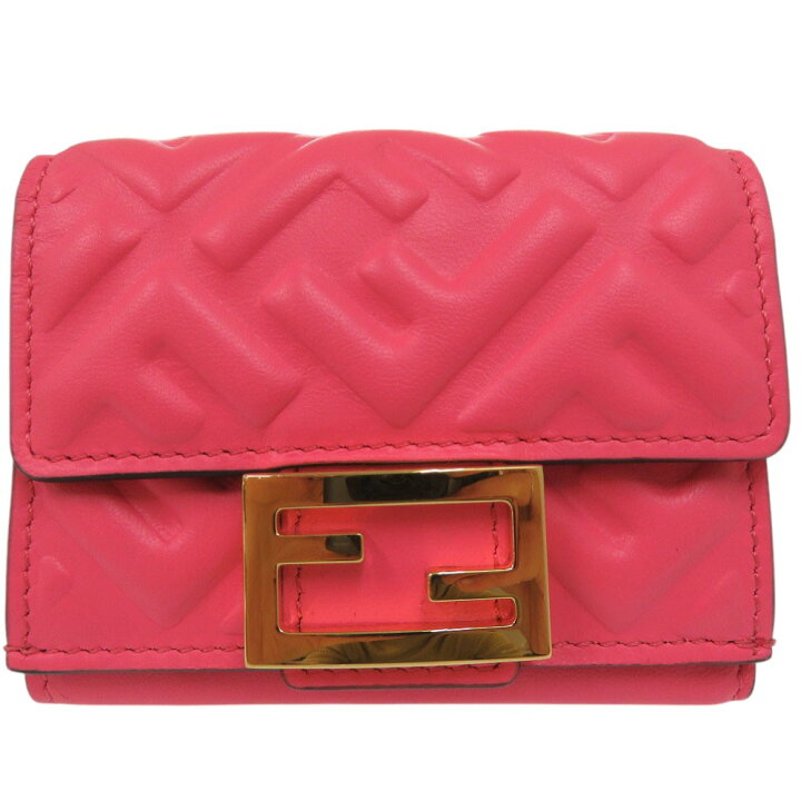 楽天市場】美品 フェンディ バゲット マイクロ 三つ折り財布 8M0395  