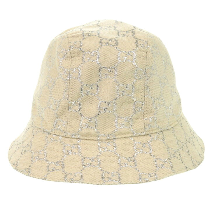 楽天市場】美品 グッチ GGラメ バケットハット 631951 ウール/ナイロン  