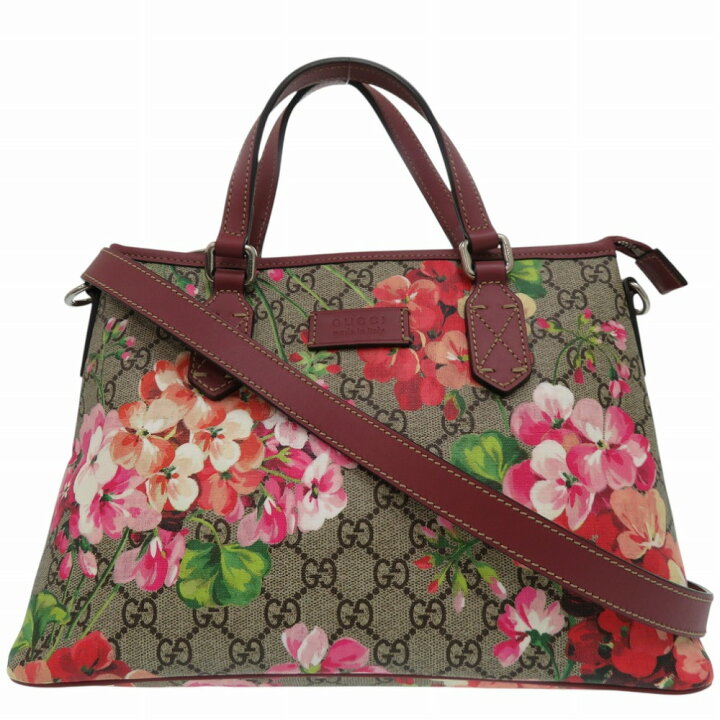 楽天市場】新品同様 グッチ 2WAY GGブルームス ショルダーバッグ 花柄 